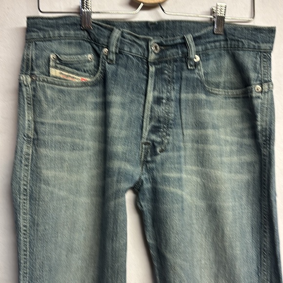 Diesel industry Women’s  Ravix Flared Jeans Size W32xL34 Hemmed to L28” - Picture 2 of 8